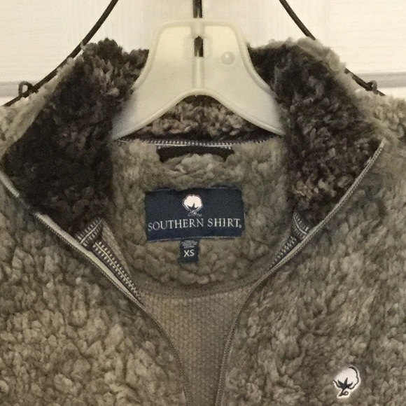SOUTHERN SHIRT CO Unisex 1/4 Zip Sherpa Pullover - Picture 5 of 6